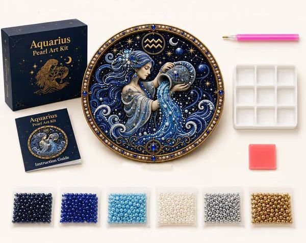 Itens inclusos no Pearl Art Kit